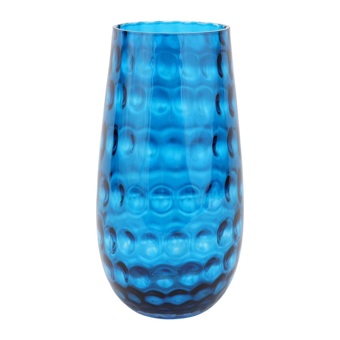 Bolla Glass Gray Medium Pebbled Vase