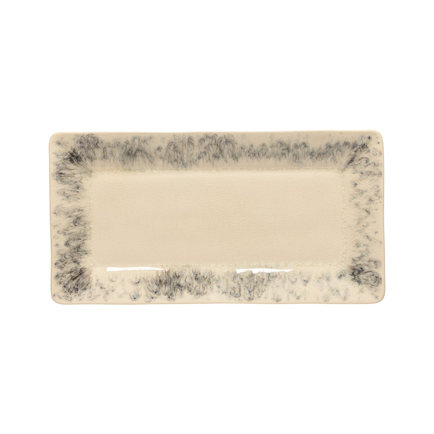 Rect. tray, Cream