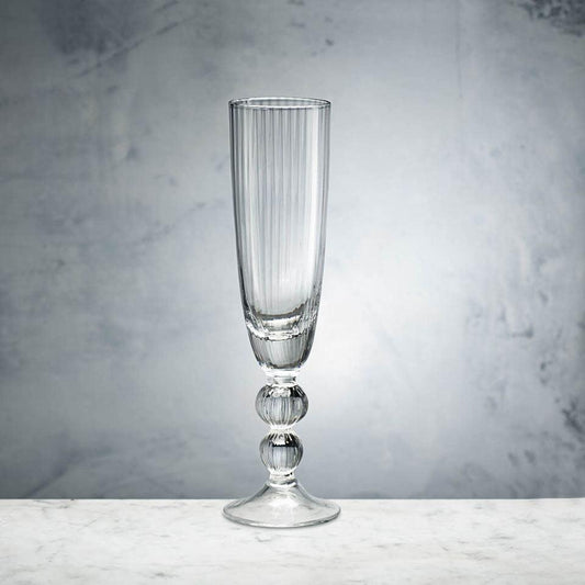 Venice Champagne Flute Set of 4 (Clear)