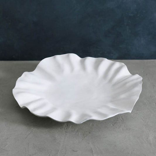 Bloom Large Round Platter (White)