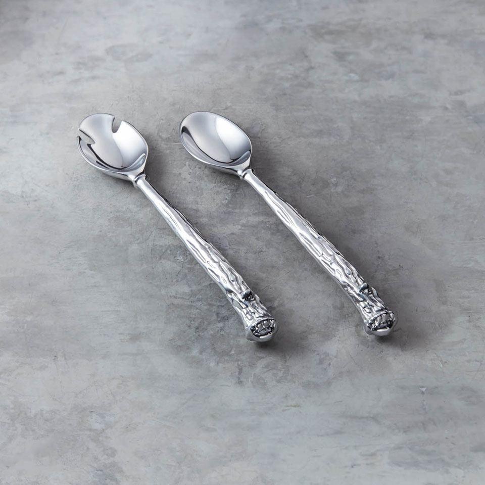 Antler Large Salad Servers