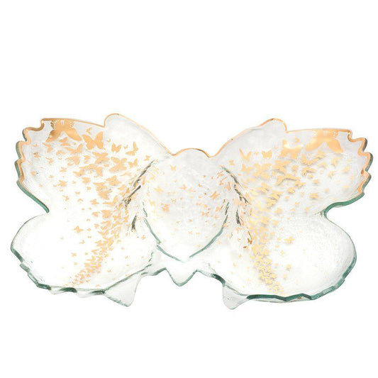 18 x 14" butterfly chip & dip server