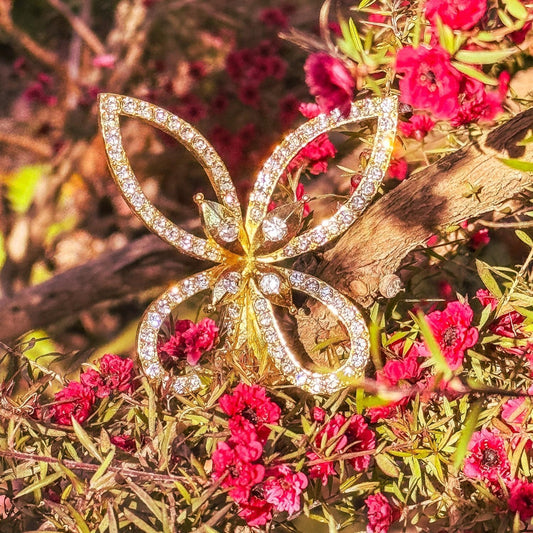 Gold Papillon Figurine