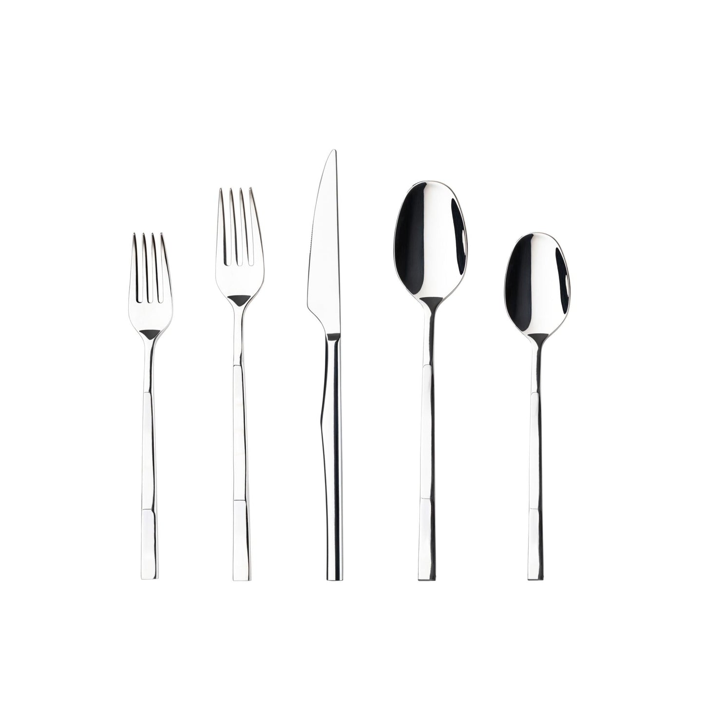 Flatware 5 pieces, Polished