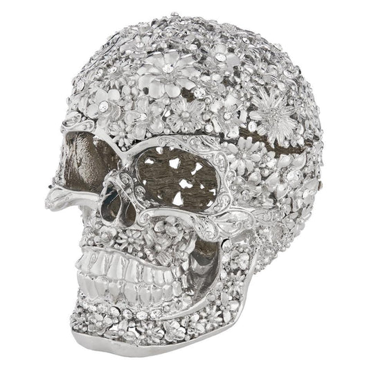 Everleigh Skull Box - Silver