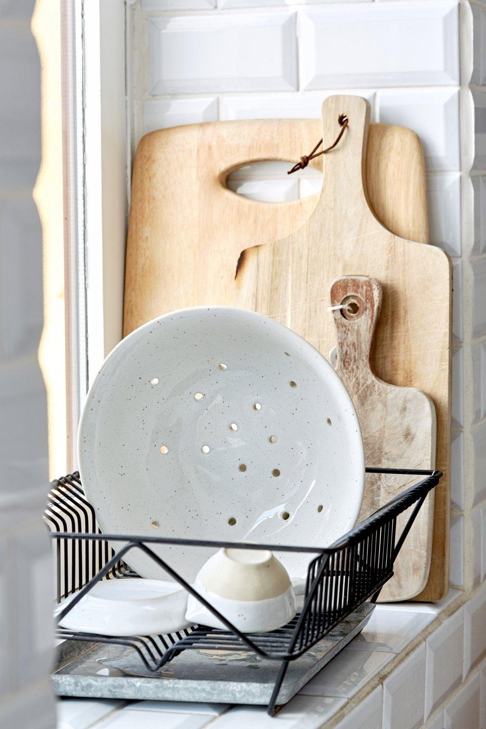 Colander 9", White