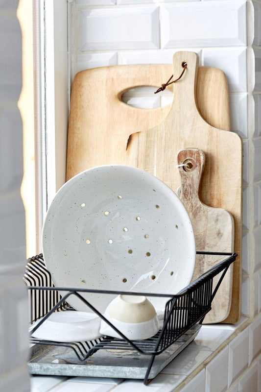 Colander 9", White