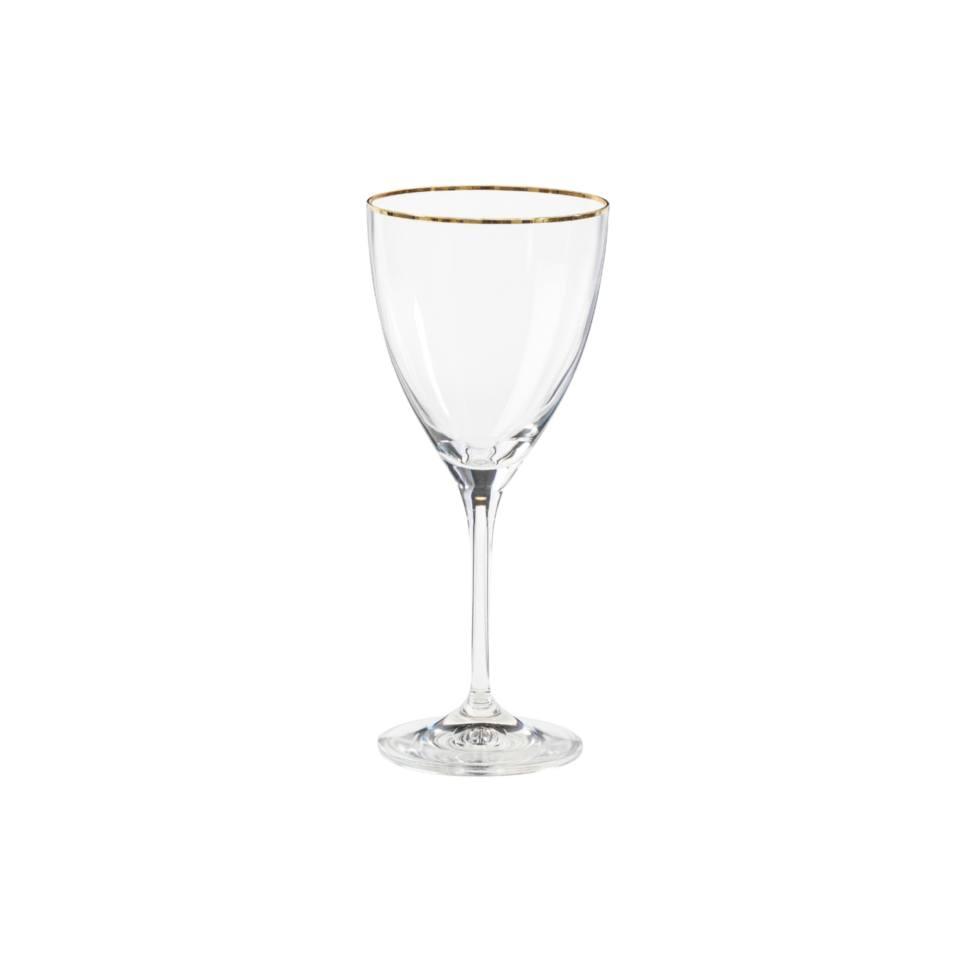Wine Glass w/ Golden Rim 9 oz.