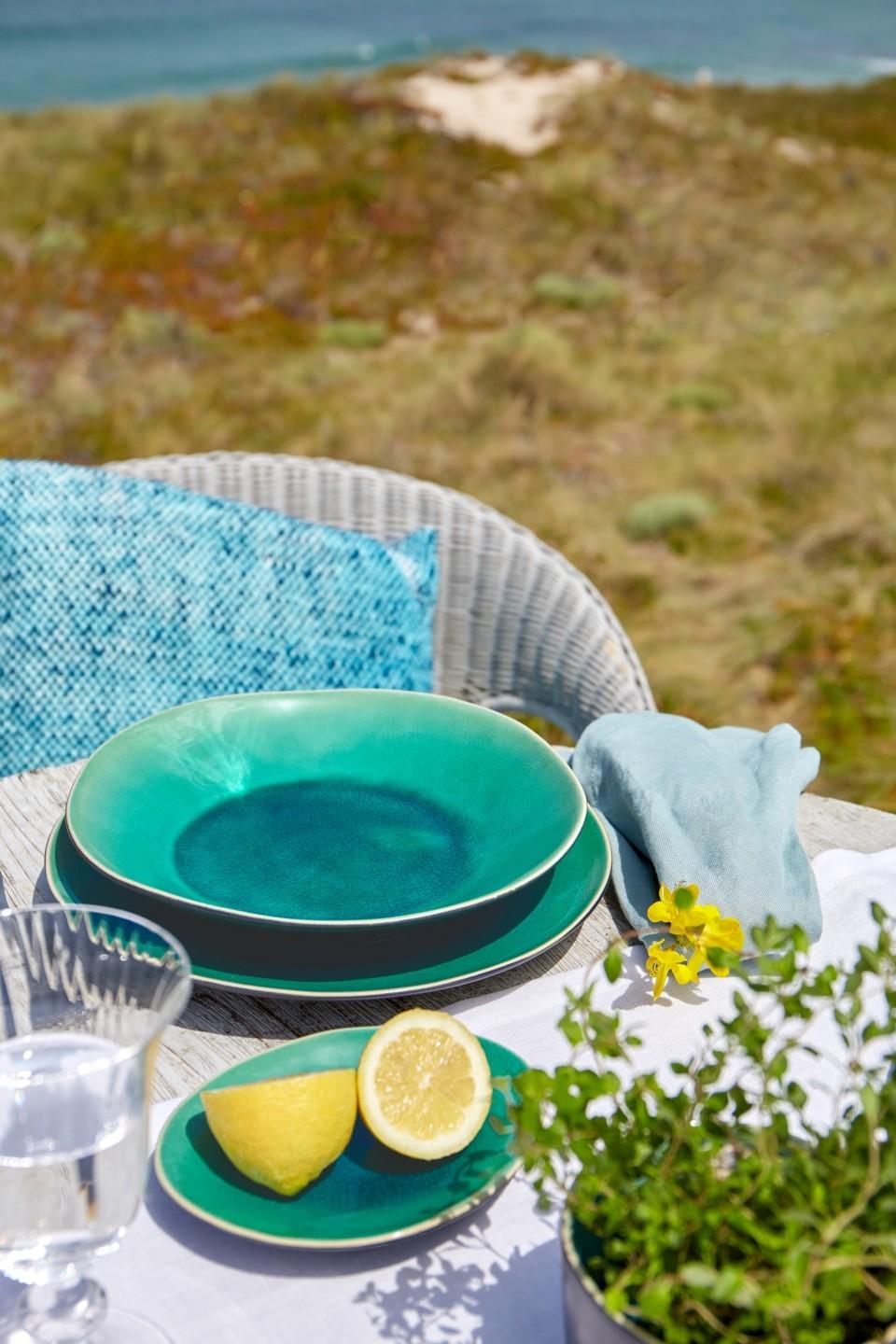 Soup/Pasta Plate 10", Azur
