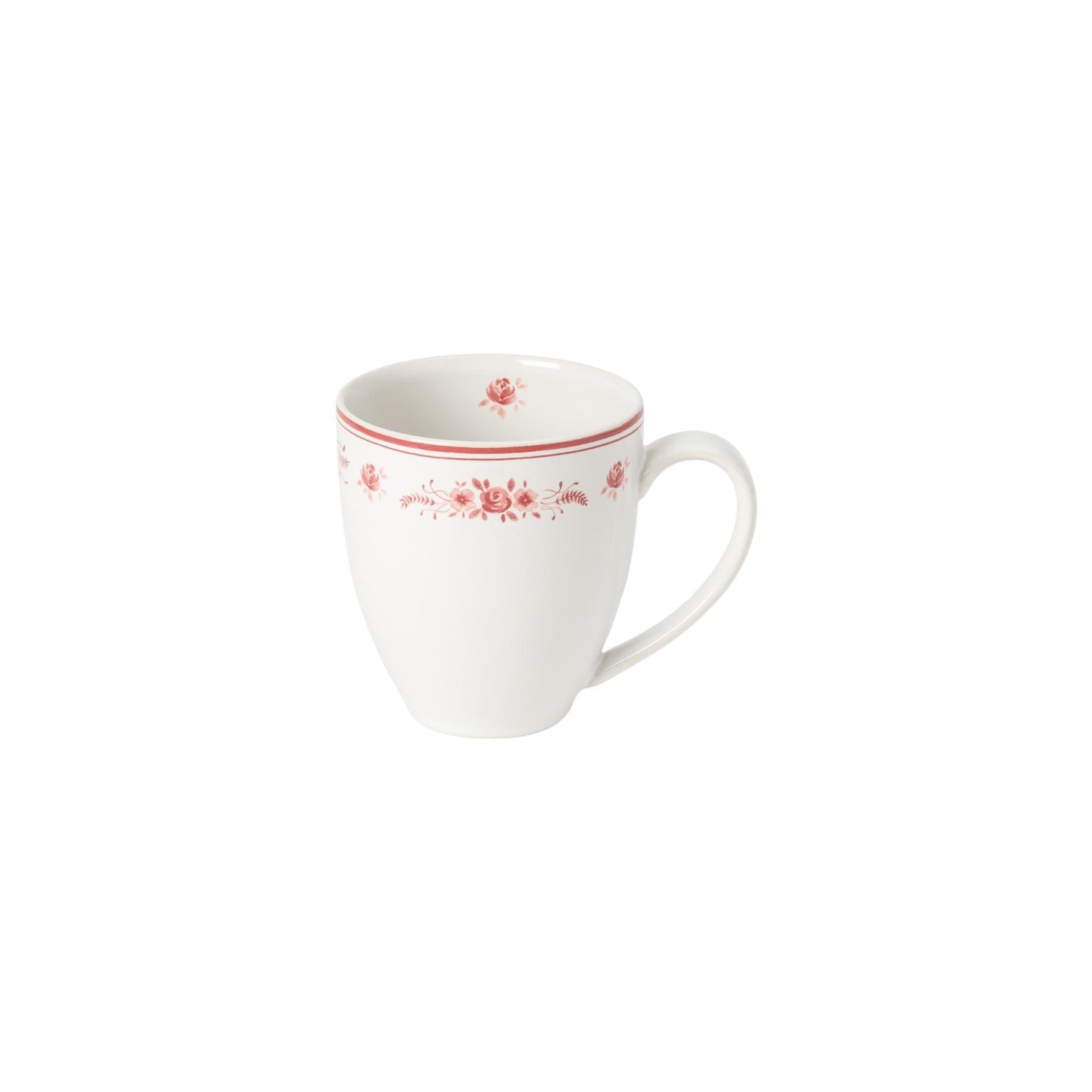 Mug, White-red