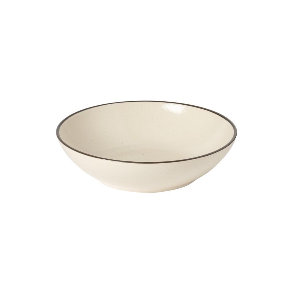 Pasta Bowl 7", Natural-Black