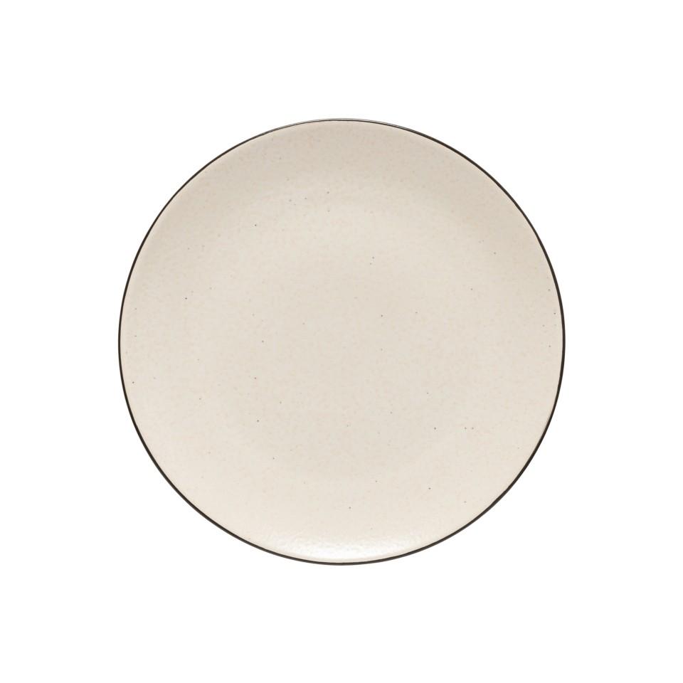 Dinner Plate 11", Natural-Black