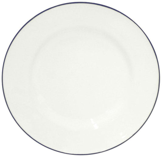 Salad/Dessert Plate 9", White-blue