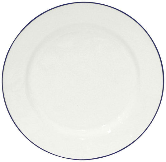 Dinner Plate 11", White-blue