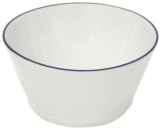 Soup/Cereal Bowl 6", White-blue