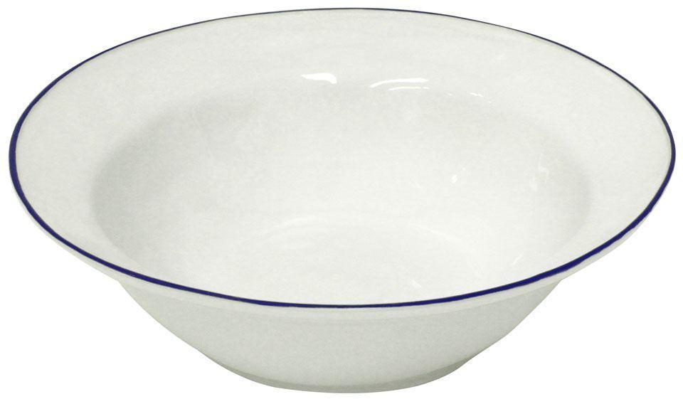 Serving Bowl 12", White-blue
