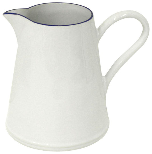 Pitcher 74 oz., White-blue