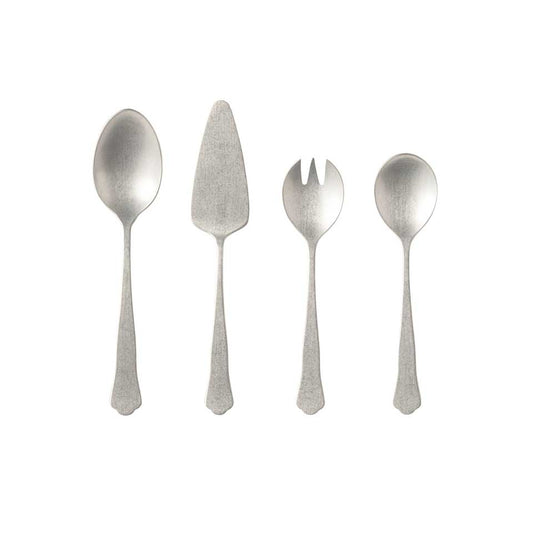 Hostess Serving Set (4p.), Vintage brushed