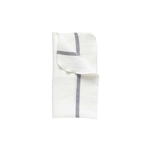 Napkin 50% LI 50% CO, White-Blue