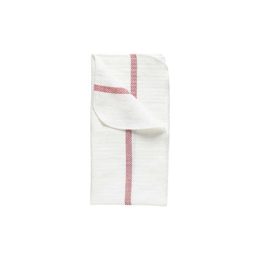 Napkin 50% LI 50% CO, White-Red