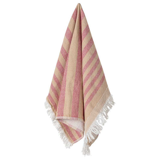 Kitchen towel terry , Caramel-Classic red