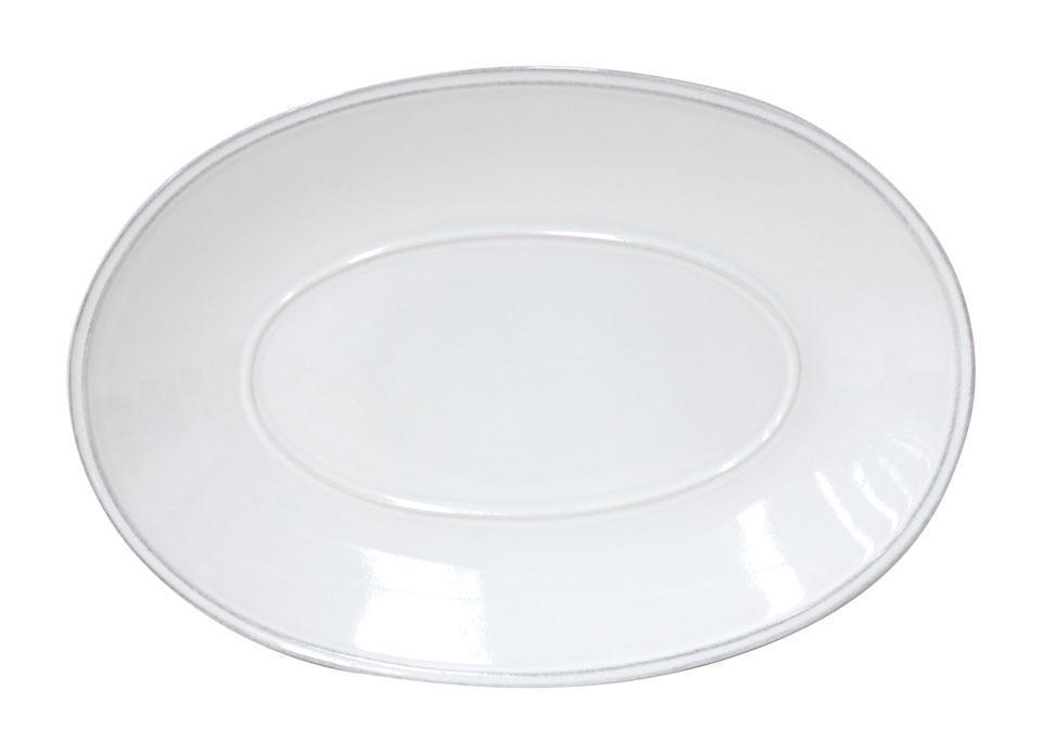 Oval Platter 12", White