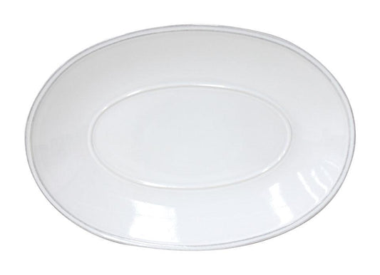 Oval Platter 12", White