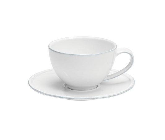 Tea Cup and Saucer 9 oz., White