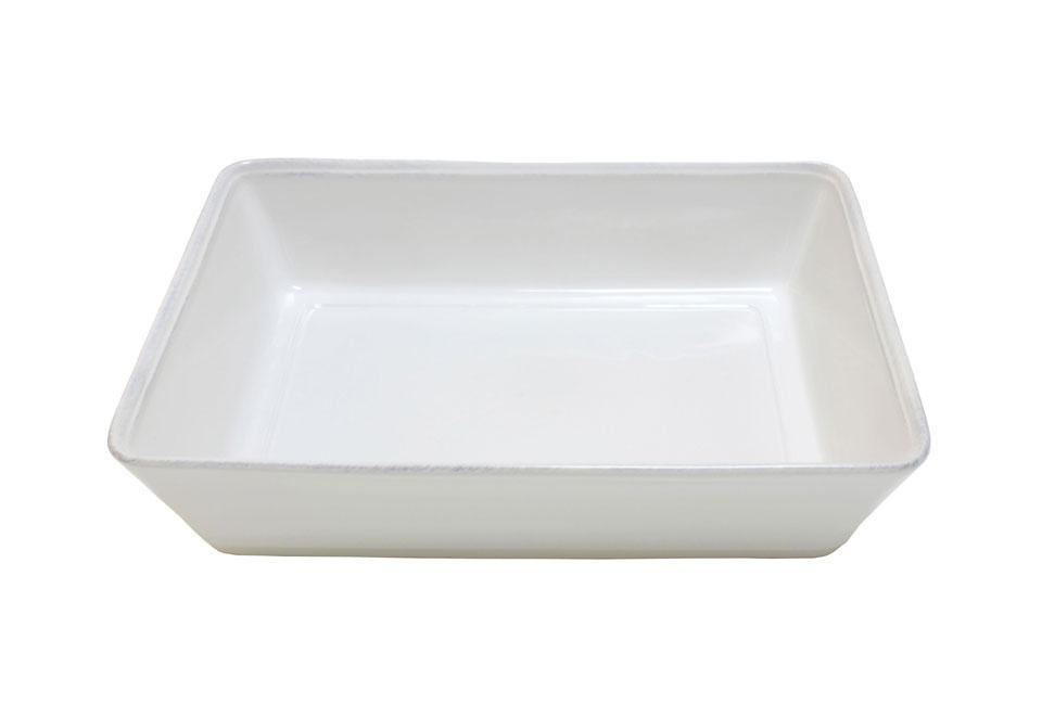Rect. Baker 10", White