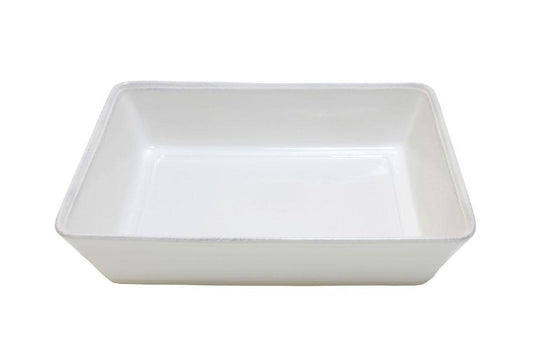 Rect. Baker 10", White