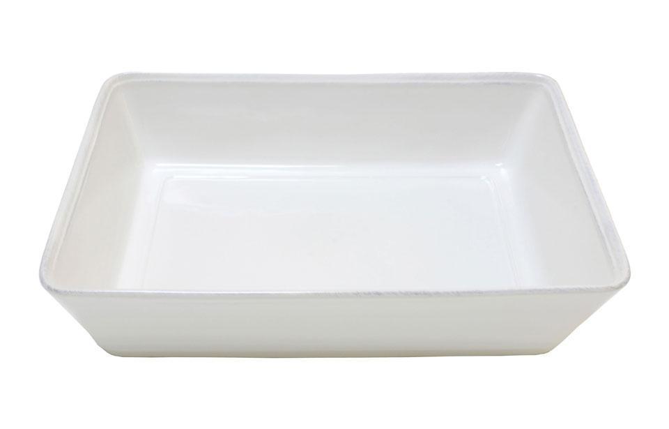 Rect. Baker 14", White
