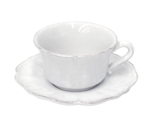 Jumbo Cup and Saucer 13 oz., White
