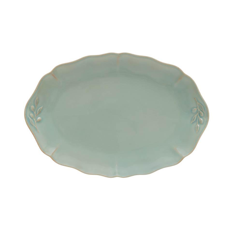 Oval Platter 13", Turquoise