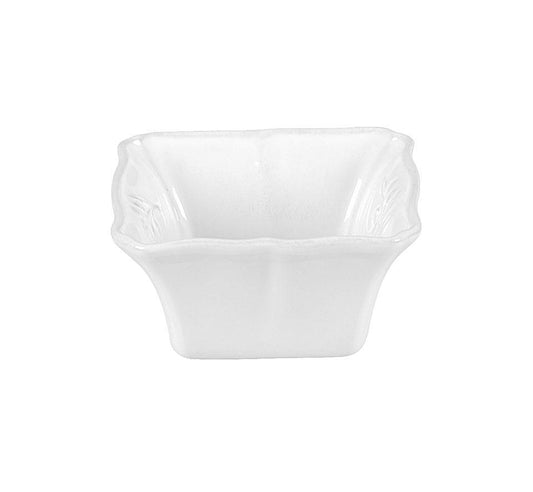 Square Ramekin 4", White