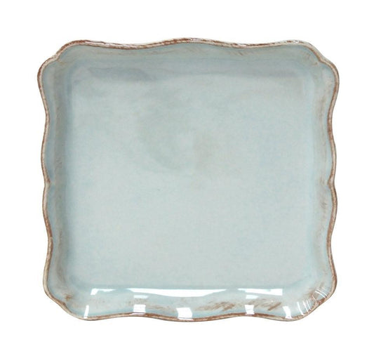 Square Tray 8", Turquoise