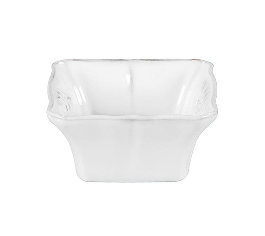 Square Bowl 5", White