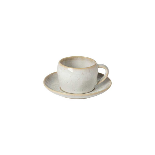 Tea cup and saucer, Sand beige