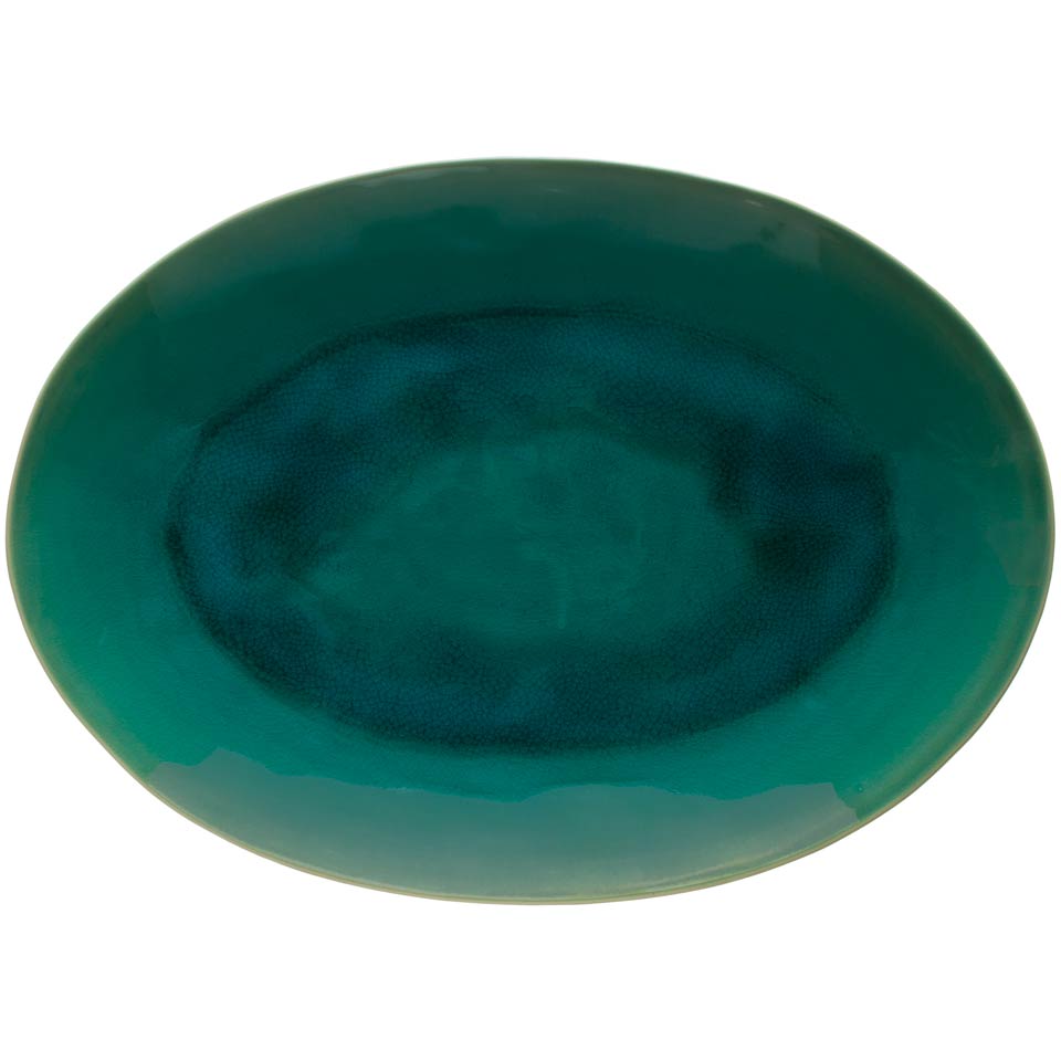Oval Platter 16", Azur