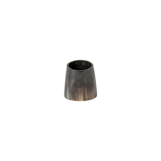 Set 4 Napkin rings round, Dark grey