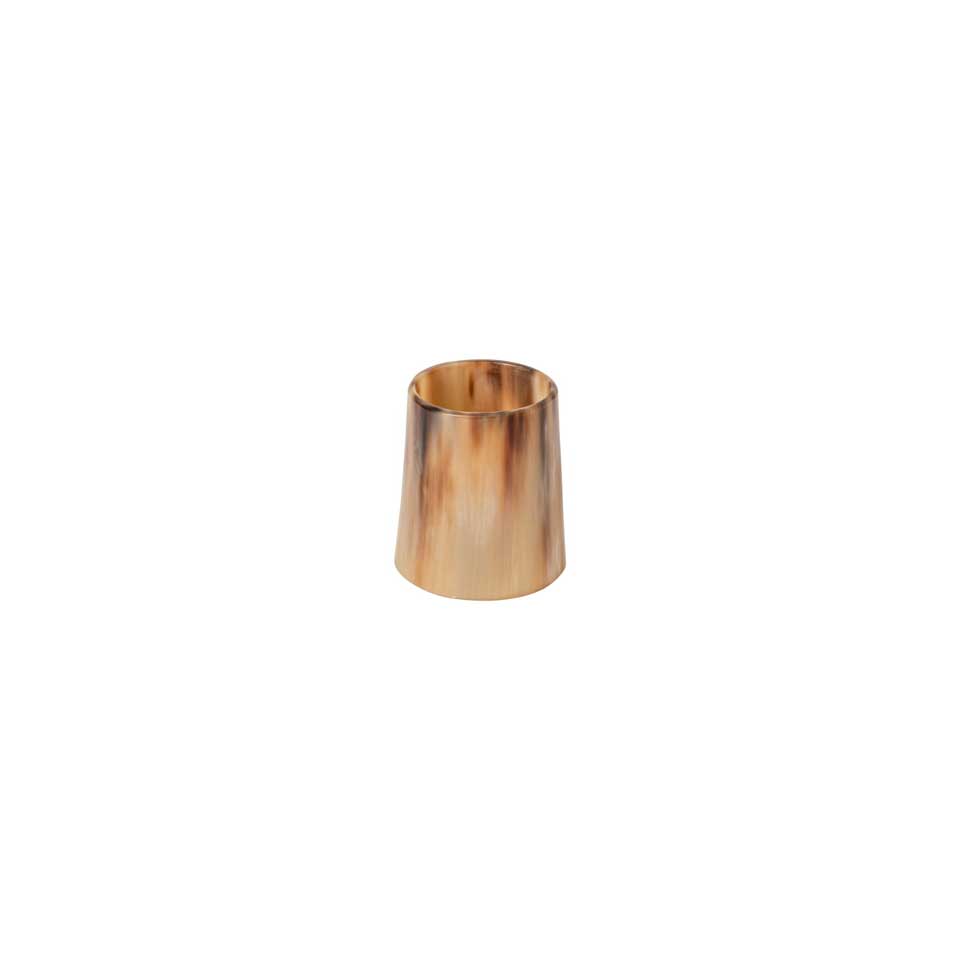 Set 4 Napkin rings round, Camel