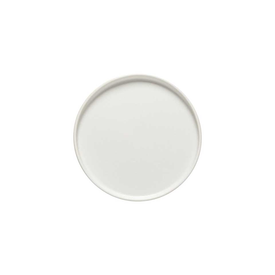 Round Plate, White