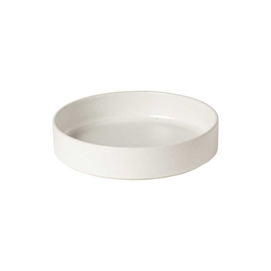 Deep round plate, White