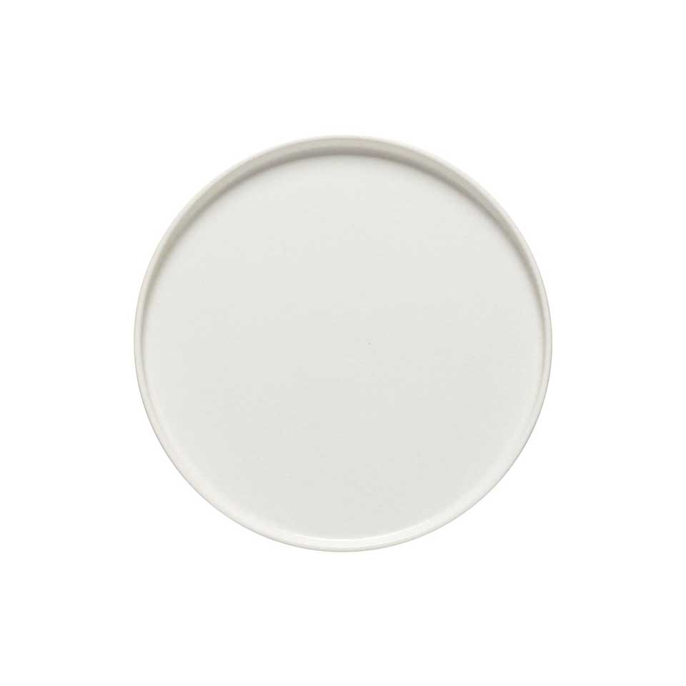 Round Plate, White