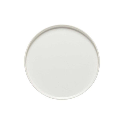 Round Plate, White
