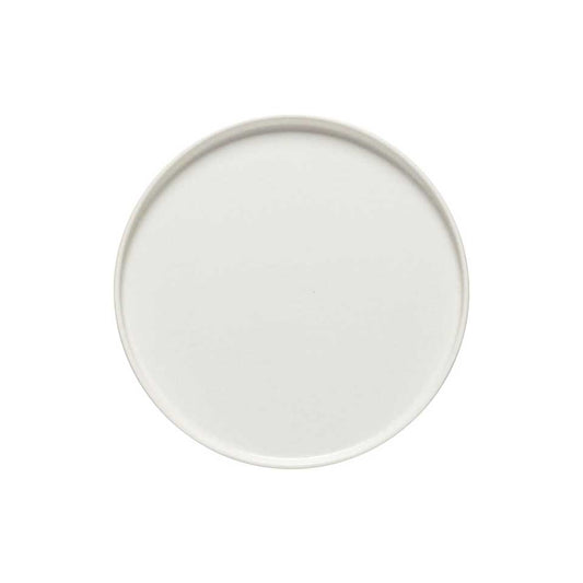 Round Plate, White