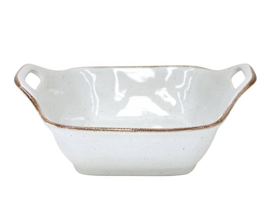Sq. Baker 11", White