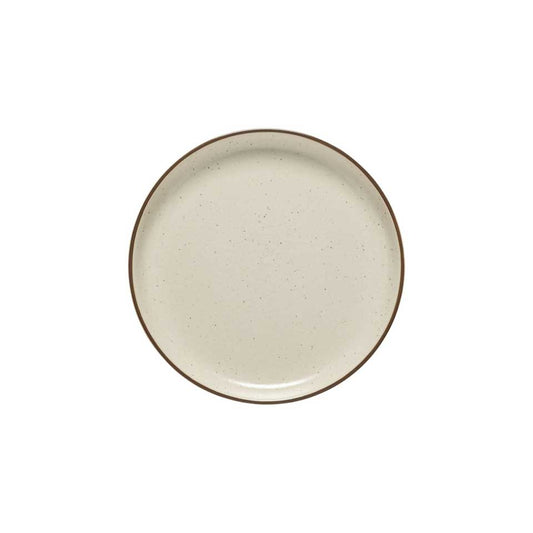 Salad plate, Cream-Cocoa