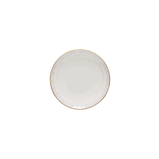 Bread Plate 7", White-gold