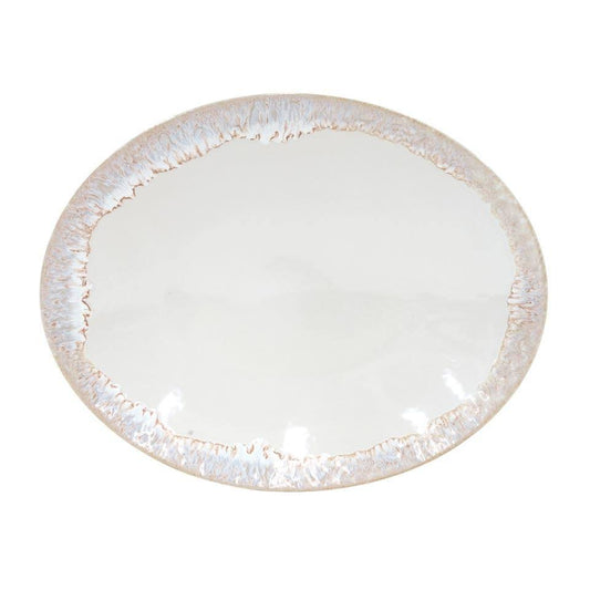 Oval Platter 16", White