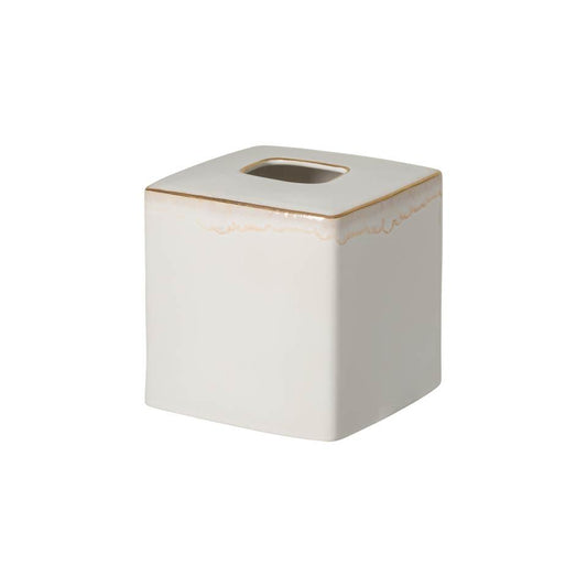 Boutique Tissue 6" White and Gold